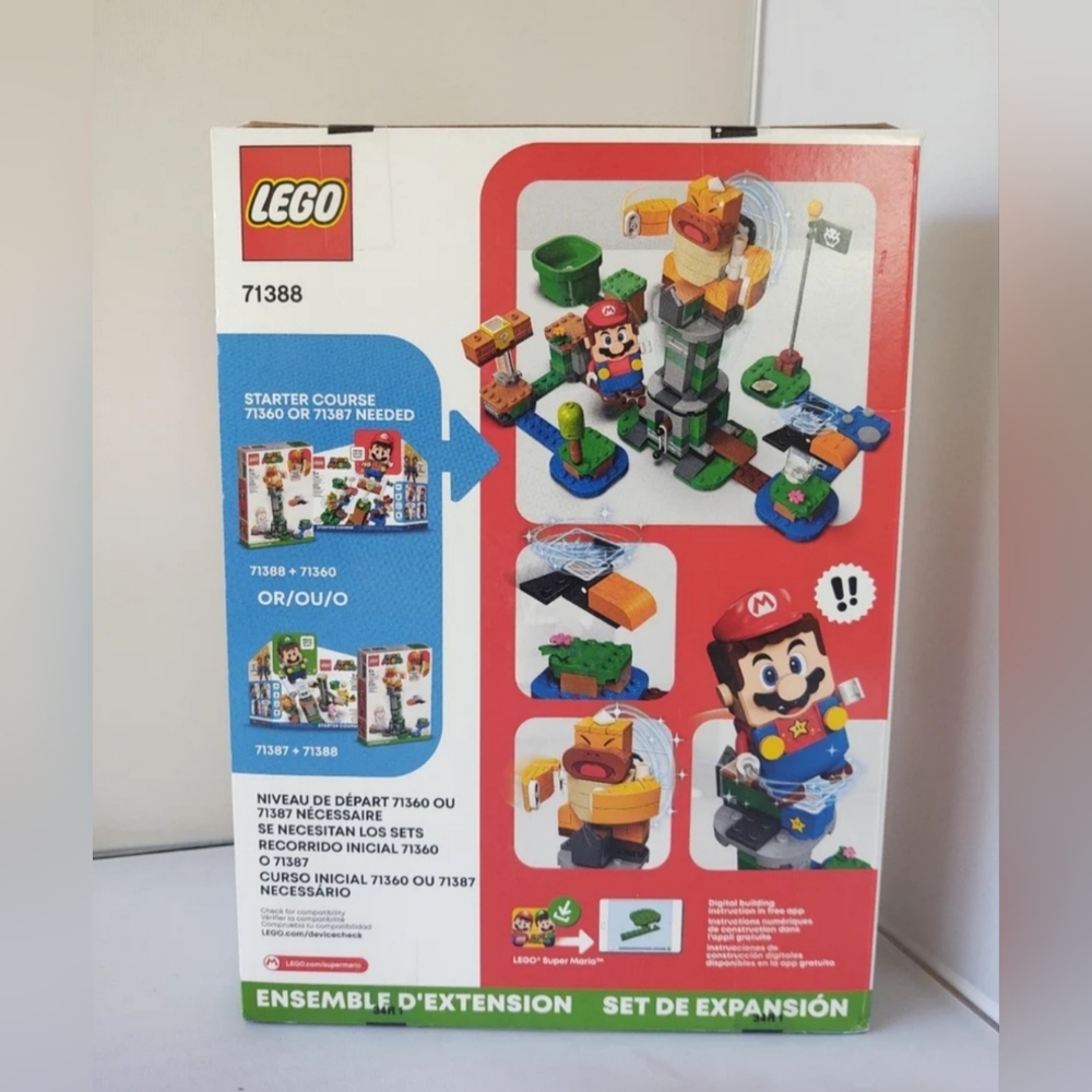 LEGO 71388 Super Mario Boss Sumo Bro Topple Tower NWT Building Toy Set - Picture 2 of 2